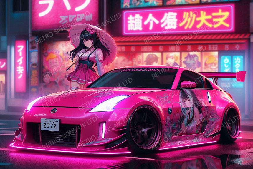 PINK 350Z ANIME