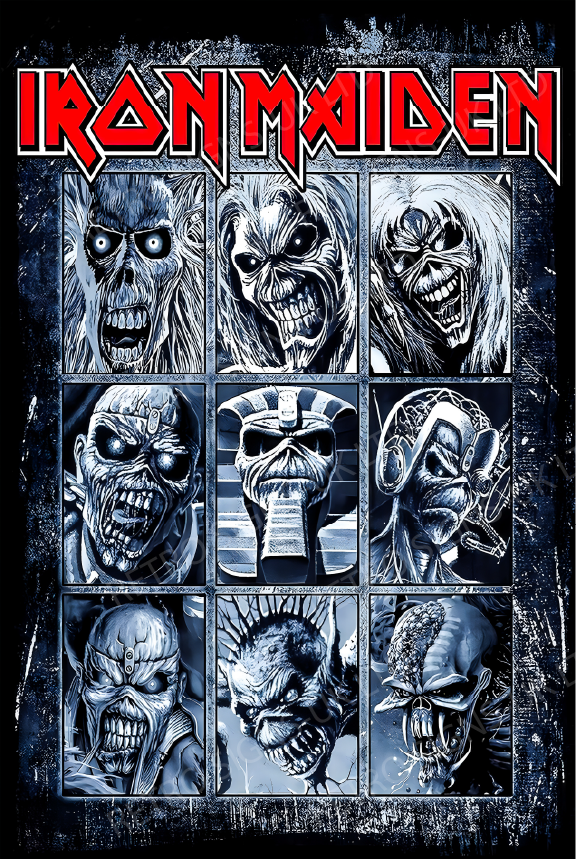 IRON MAIDEN FACES