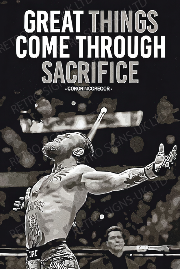 MCGREGOR BLACK AND WHITE QUOTE