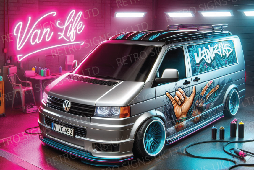 Silver Transport Spray Booth Van Life