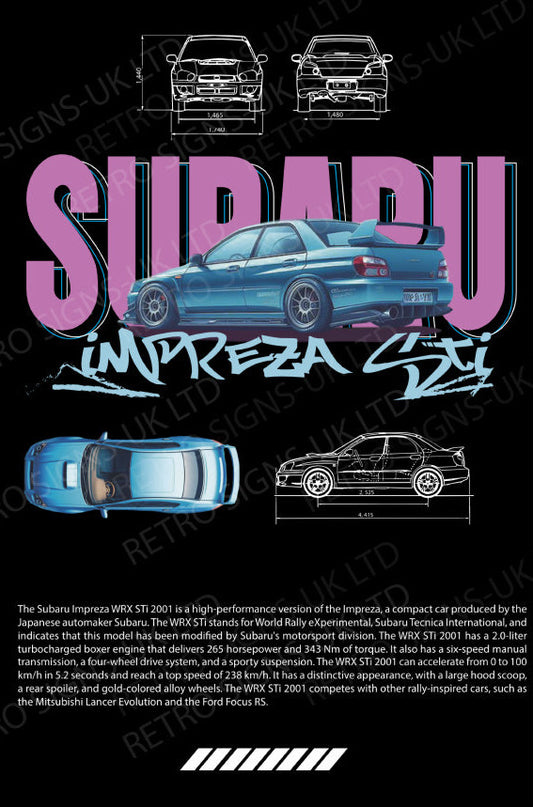 SUBARU IMPREZA STI BLACK