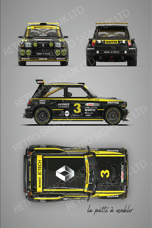 RENAULT 5 TURBO BLACK