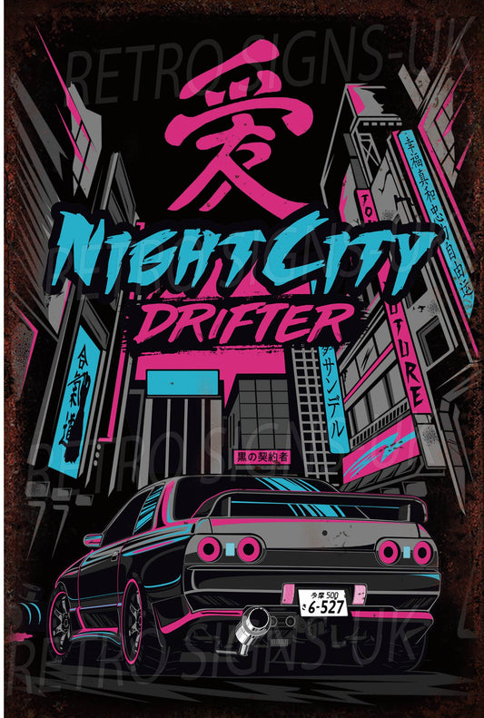 Night city drifter