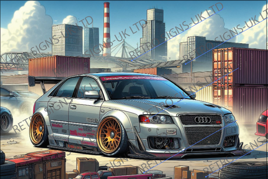 AUDI INDUSTRIAL ESTATE 20X30CM