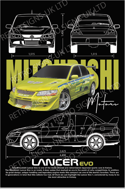MITSUBISHI EVO FAST AND FURIOUS