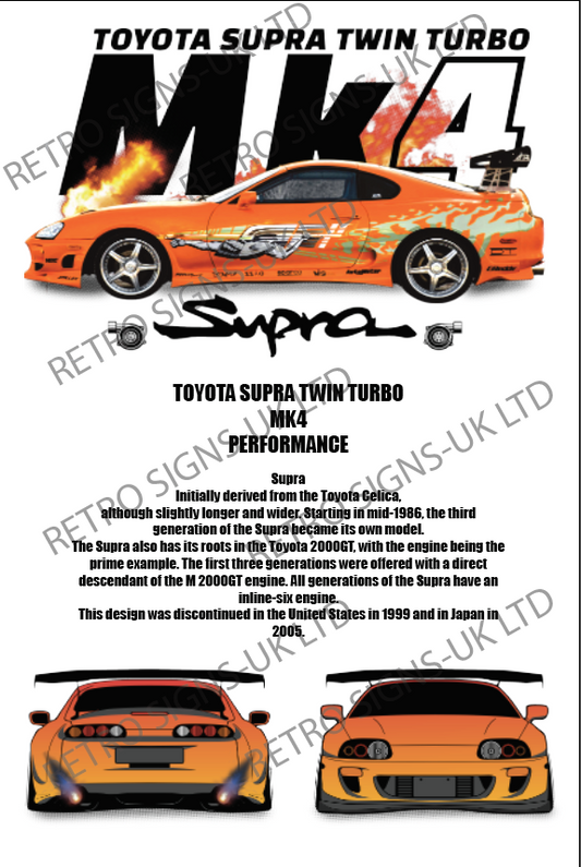 ORANGE MK4 SUPRA