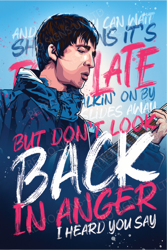 DONT LOOK BACK IN ANGER ART