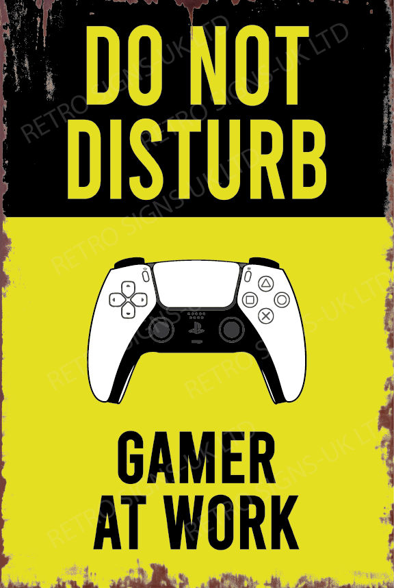 DO NOT DISTURB GAMER PS5