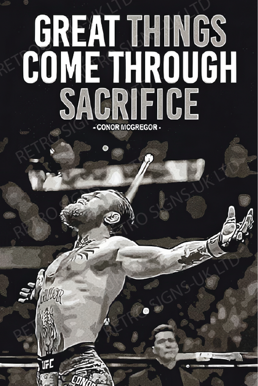 MCGREGOR BLACK AND WHITE QUOTE