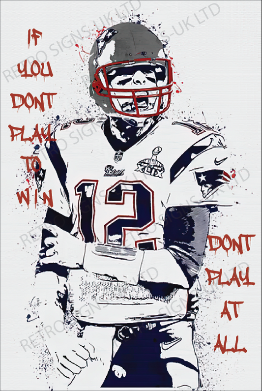 BRADY DONT PLAY AT ALL