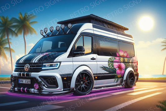 White crafter Flower Beach