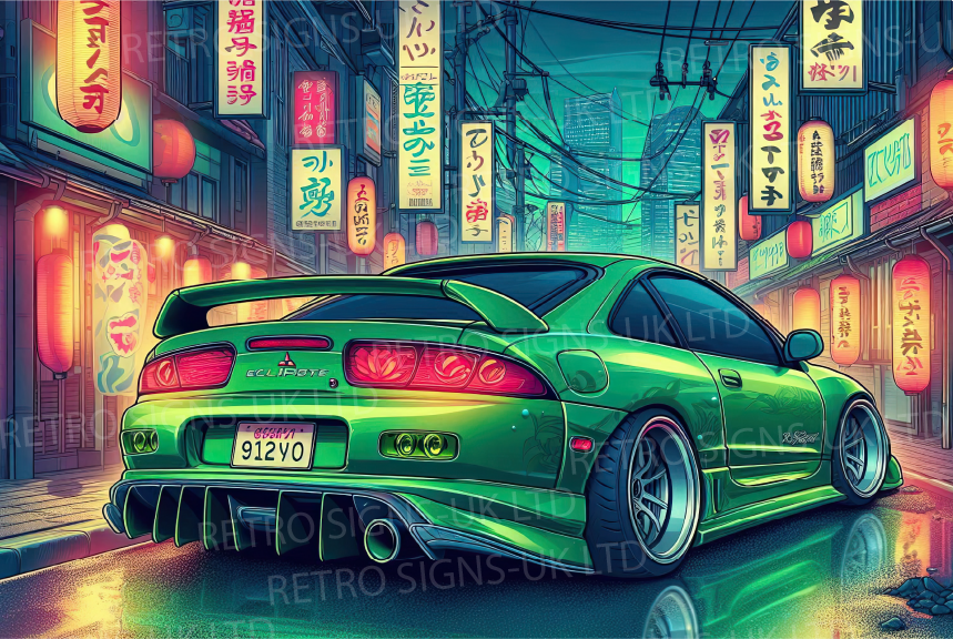 Green Eclipse Rear End