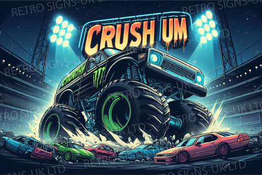 Monster Truck Crush Um Green
