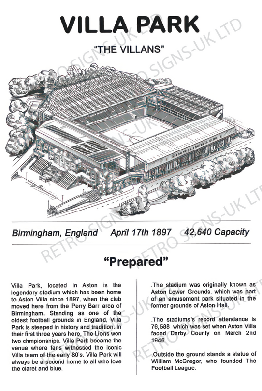 VILLA PARK DRAWING